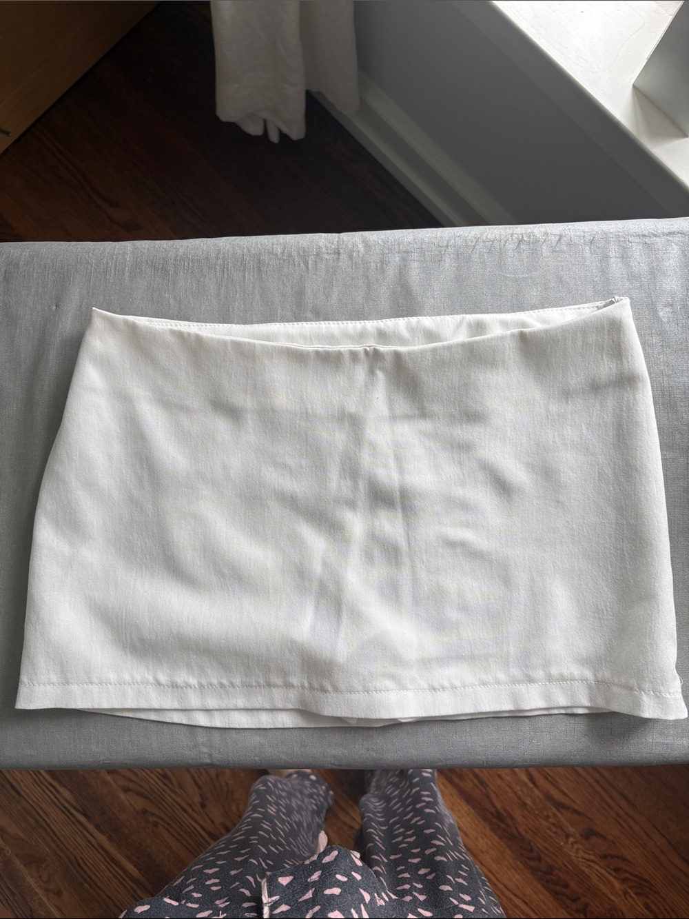 White Mini Skirt — Sleek Everyday Style